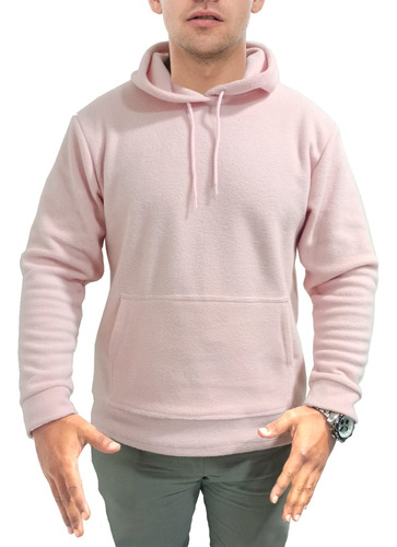 Buzo Canguro Hoodie Polar Unisex Capucha Bolsillos Alpina