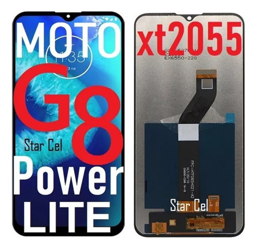 Tela Frontal Original Moto G8 Power Lite(2055)+plcl3d+cp+cll