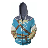 Sudadera Con Cremallera Abierta Game The Legend Of Zelda