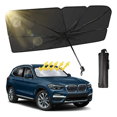 Parasol De Auto Protector Parabrisas Cubre Sol Sombrilla
