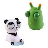 Pacote 2 Brinquedos Divertidos Piscando Panda Inseto Vegeta