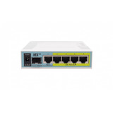 Conectividad Switch Router Mikrotik Hex-poe L4 5-1000(4-poe)