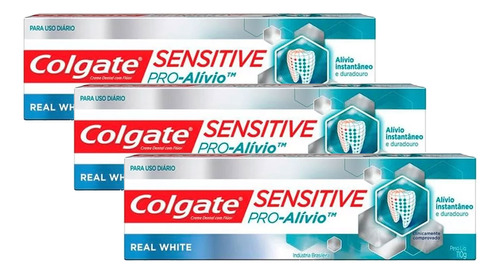 Pack Crema Dental Colgate Sensitive Real White 110 Gr