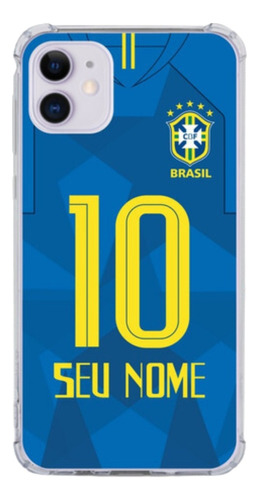 Capinha Do Brasil Azul Com Nome