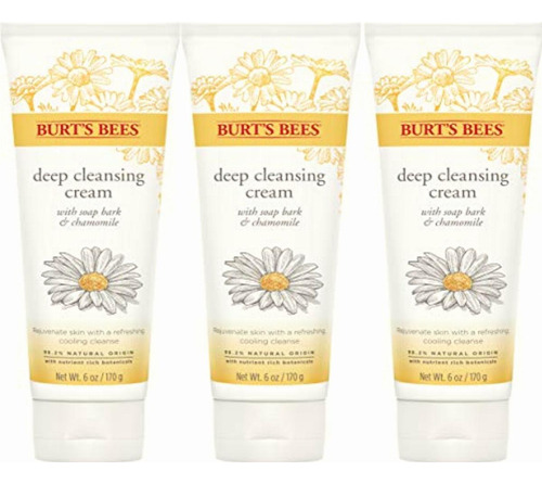 Burt's Bees Soap Bark And Chamomile Deep Cleansing Cream, 6