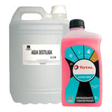 Refrigerante Total Supra Red 1l + Agua Destilada 5l