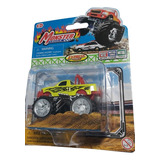 Miniatura Carrinho Metal Monster Truck Express Wheels Am/ver