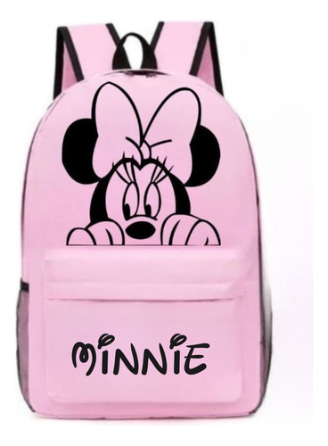 Mochila Escolar Minnie Mouse Bolsa Infantil Reforçada Femini