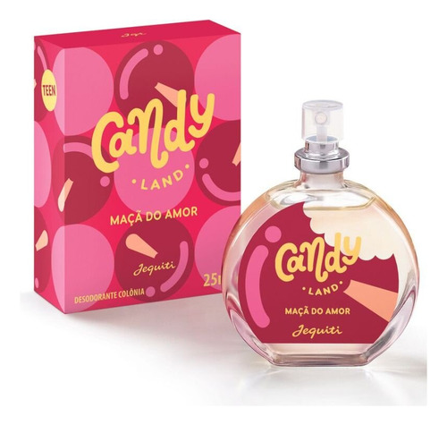 Colônia Candy Land Maçã Do Amor 25ml - Jequiti