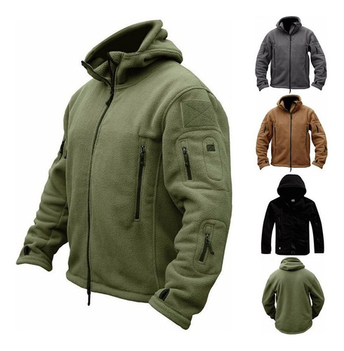 Chaqueta Gruesa For Hombres Con Forro Y Chaqueta Polar