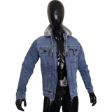 Espectacular Chaqueta D Jean Stretch Hombre Cierre Evolution Calidad De Exportacion