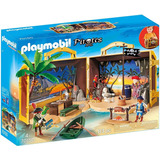 Playmobil Pirates 70150 Maletin Isla Pirata 83 Piezas 