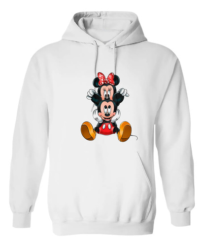 Sudadera Con Gorro Minnie Y Mickey Mouse Enamorados