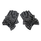 .. Guantes De Piel Sintético Guantes Sin Bowknot Para Mujer