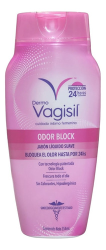 Dermo Vagisil Jabón Liquido Intimo Odor Block 354 Ml