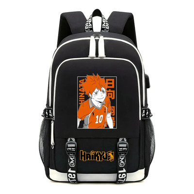 Mochila Escolar J Haikyu Para Niños Y Adolescentes F