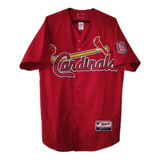 Camisola Jersey Béisbol San Luis Cardinals Roja Bordada