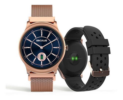 Relógio Unissex Seculus Smartwatch 79005lpsvre1 Aço Rosé