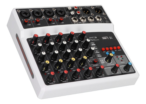 Consola De Mezclas Digital Profesional Karaoke Mixer De 6 Ca