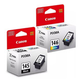 Kit Cartucho Canon Pg145 Cl146 - Mg2410 Mg2510 Mg2910 Mg3010