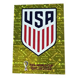 Figurinha Dourada Copa 2022 - Escudo Estados Unidos / Usa