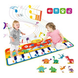 Niños Juguetes Para Niños Piano Mat 8 Dinosaur Sonidos