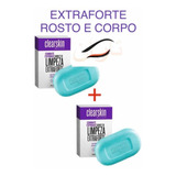 Kit C 2: Sabonete Limpeza Extra Forte Avon Clearskin 80g Cad