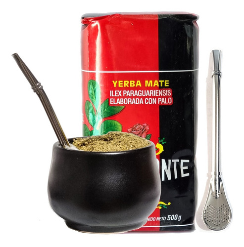 Matera Yerba Mate Y Bombilla Mate Argentino Hierba Mate Set