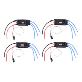 Controlador De Velocidad Eléctrico Esc Sin Escobillas, 4 Uni