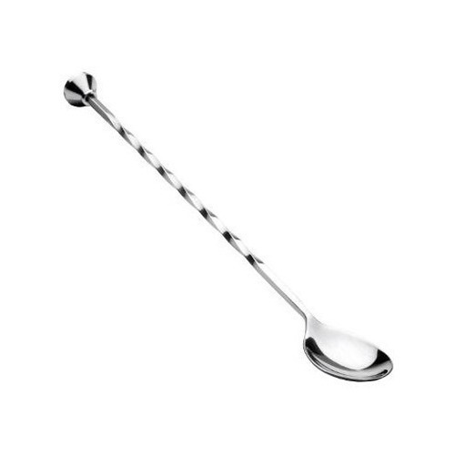 Cucharilla Barman Torneada Punta Gota Lacor Acero Inox 28 Cm