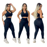 Conjunto Leg Top Bojo Roupa De Academia + Brinde