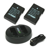 Wasabi Power Battery 2pack Y Cargador Doble Para Nikon Enel1