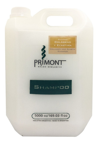 Shampoo Colágeno Y Elastina Primont X 5000ml
