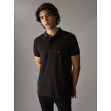 Polo Calvin Klein Con Logo Hombre Negro