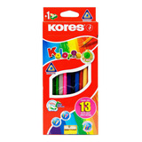 Colores Lapiz De Dibujo Kores Kolores X13 Piezas 