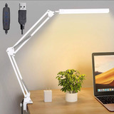 Lámpara De Escritorio Led Con Brazo Giratoria 360° Doblar