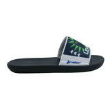 Ojota Rider Speed Slide Inf Negro/blanco/azul Niño Deporfan 