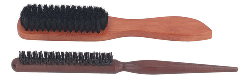 Cepillo De Madera Para Barba, Cerdas Suaves, Ligeras Y Ergon