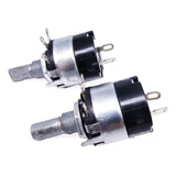 2pcs 10k Ohmios B10k Potenciometro Lineal Interruptor On/off