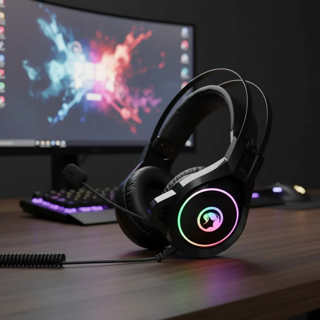 Wired Headset Stereo Marvo HG8901