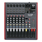 Mixer Pro Dj Ch-6 Usb Consola Pasiva Mezclador Bluetooth