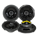 Paquete 4 Bocinas Para Auto 6.5 Pulgadas Kicker Dsc6504 2 Vías Coaxiales 240w Max 60w Reales