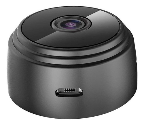 Mini Câmera Wifi Ip Filma No Escuro Com Infra Espiã Portátil