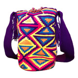 Bolsa Mochila Colombiana Wayuu Original Tejida A Mano Arte