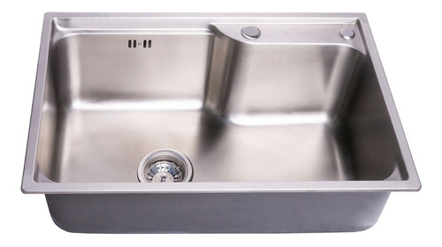 Bacha De Cocina Pileta Aqua L 65 Sobre Mesada Acero Inox 304