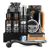 Kit Para El Crecimiento De La Barba Masculina, 11 En 1