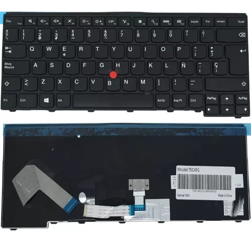 Teclado Lenovo Tec491 E431 T440 L440 E440 L450 L460 T460 