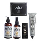 Sir Fausto Barber Shop Shampoo + Tonico + Pomada Barba Local