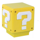 Lámpara Mario Bros Question Block Cubo Con Sonido Regalo