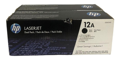 Toner Original Hp 12ad Black Q2612ad Nuevo Facturado